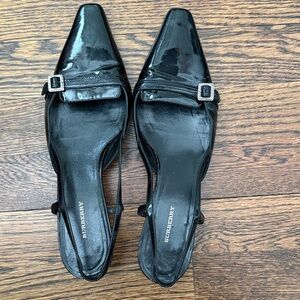 Burberry Black Patent Leather Heels